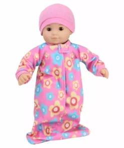 TeamsonUS Sophia's 2 Piece Sleep Sack And Hat Set For 15" Dolls, Pink Kids 8 TeamsonUS Sophia's 2 Piece Sleep Sack And Hat Set For 15