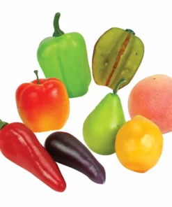 TeamsonUS Kids Sophia's 14 Piece Grocery Basket Food Set For 18'' Dolls, Multicolor