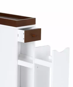 TeamsonUS Teamson Home Narrow Cabinet With Drawers And Tray 6.5