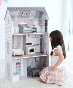 TeamsonUS Olivia's Little World Furnished Dollhouse For 12