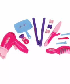 TeamsonUS Kids Sophia's Hair Care Set For 18" Dolls, Pink