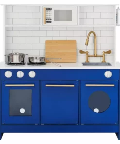 TeamsonUS Teamson Kids - Little Chef Berlin Modern Play Kitchen - White / Blue 15 TeamsonUS Teamson Kids - Little Chef Berlin Modern Play Kitchen - White / Blue