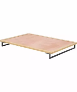 TeamsonUS Teamson Pets Hassan Large Elevated Dog Bed With Frame And Cushion, Gray 18 TeamsonUS Teamson Pets Hassan Large Elevated Dog Bed With Frame And Cushion, Gray