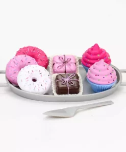 TeamsonUS Sophia's 47 Piece Serving Set With Desserts For 18'' Dolls, Multicolor