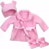 TeamsonUS Kids Sophia's Winter Coat, Hat And Boots Set For 15'' Dolls, Light Pink