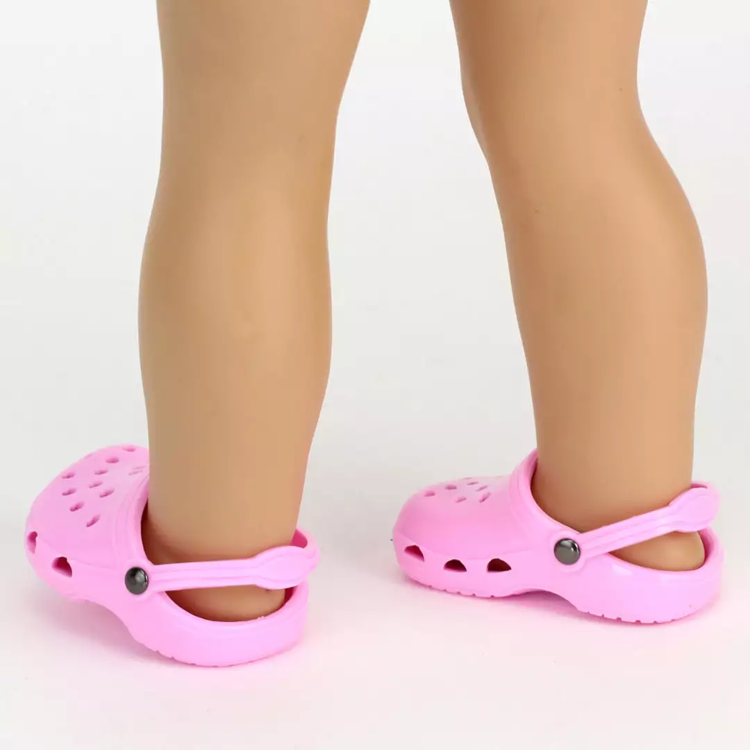 TeamsonUS Kids Sophia's Clog Sandal Shoes Accessory For 18" Dolls, Light Pink 5 TeamsonUS Kids Sophia's Clog Sandal Shoes Accessory For 18" Dolls, Light Pink