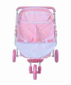 TeamsonUS Olivia's Little World Twinkle Stars Princess Deluxe Baby Doll Stroller, Pink/White 13 TeamsonUS Olivia's Little World Twinkle Stars Princess Deluxe Baby Doll Stroller, Pink/White