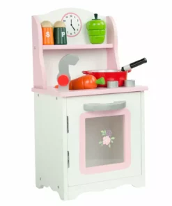 TeamsonUS Kids Olivia's Little World - Little Princess 18" Doll Sweet Pink Kitchen