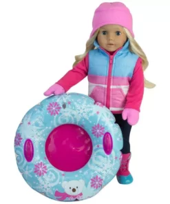 TeamsonUS Sophia's Winter Outfit And Inner Tube Set For 18" Dolls Kids